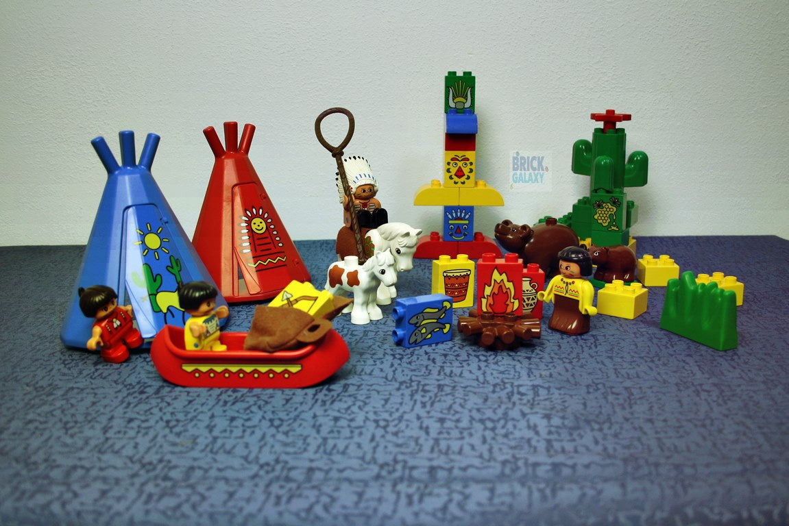 lego duplo zelt Lego® Duplo® 2436 Indianerlager – Brickgalaxy