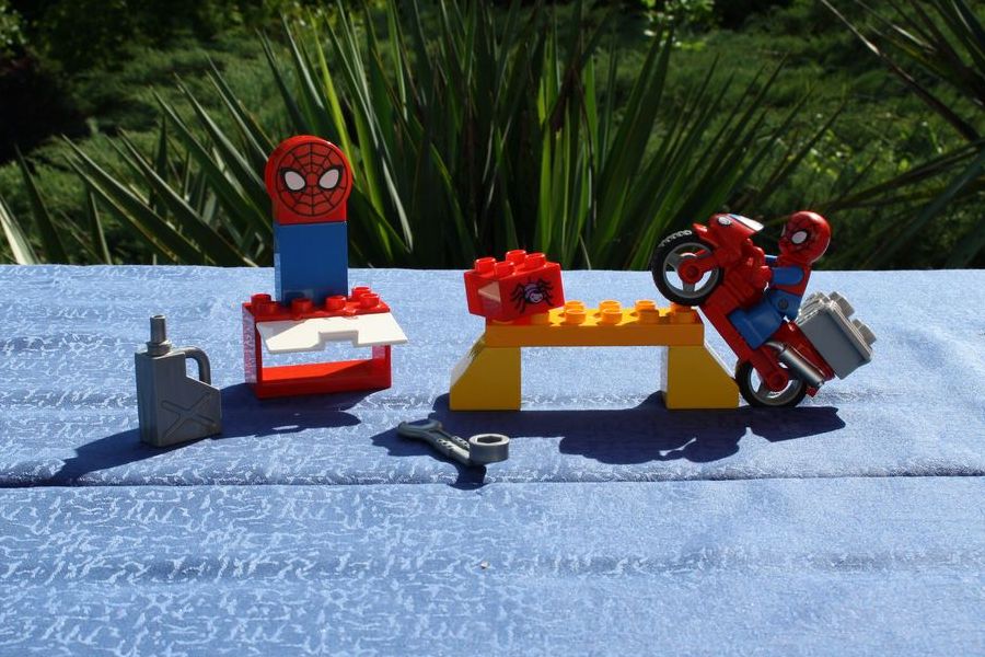 Lego® Duplo® 10607 Spidermans Motorradwerkstatt
